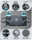 Thumbnail 2 de WATERFLY Gürteltasche mit Flaschenhalter – Bauchtasche für Wandern ⌚