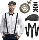 Thumbnail 1 de WEARXI Peaky Blinders Kostüm Herren mit Hut 🎭