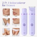 Thumbnail 3 de Wiederaufladbarer Intimrasierer für Frauen elektrischer Damenrasierer 🎧