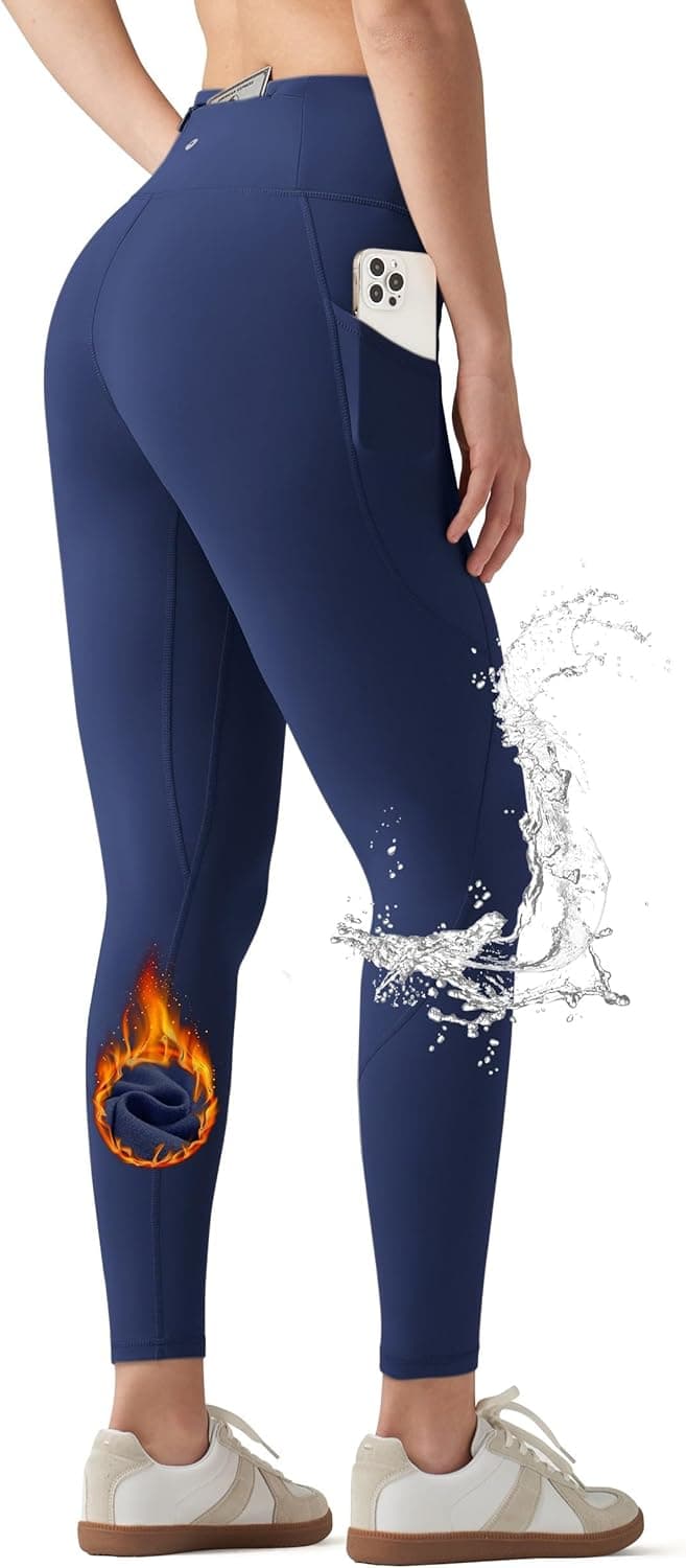 WILLIT Thermo Leggings Damen Gefütterte Leggings 🧣