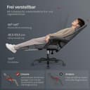 Thumbnail 6 de WOLTU Gaming Stuhl Stoff ergonomisch mit Fußstütze 🎮