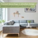 Thumbnail 4 de WOOWOOD Kletterwand für Katzen mit 2 Treppen 🎯🐱