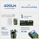 Thumbnail 1 de WUBEN G5 Mini Taschenlampe 400 Lumen 🔦