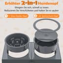 Thumbnail 1 de X XBEN 3‑in‑1 erhöhte Hundenäpfe, 1,4 L Wassernapf 🐶