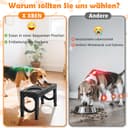 Thumbnail 4 de X XBEN 3‑in‑1 erhöhte Hundenäpfe, 1,4 L Wassernapf 🐶