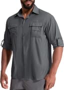 Thumbnail 5 de yeyity Outdoor Langarm Staffel Safari Hemd UPF50 UV Schutz Funktionshemd für Wandern ⌚