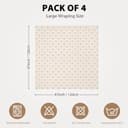 Thumbnail 4 de Yoofoss 4er Pack Baby Pucktuch 120×120 cm Mulltuch 👶