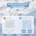 Thumbnail 5 de Yoofoss 6er Pack Musselintücher 70×70 cm Mulltücher 🧷