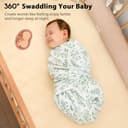 Thumbnail 1 de Yoofoss Mulltücher 120x120 cm Bambus Baumwolle 4er Pack 🍼