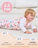 Thumbnail 5 de Yoofoss Schlafsack Baby 2,5 Tog 67 cm 🛏️