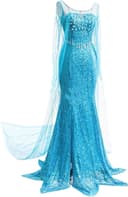 Thumbnail principal de YOSICIL Prinzessin Elsa Kleid Damen Cosplay S–2XL 👗