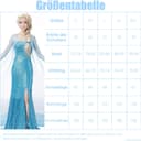 Thumbnail 1 de YOSICIL Prinzessin Elsa Kleid Damen Cosplay S–2XL 👗