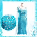 Thumbnail 5 de YOSICIL Prinzessin Elsa Kleid Damen Cosplay S–2XL 👗