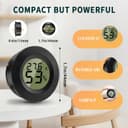 Thumbnail 5 de ZHITING Hygrometer Thermometer Mini Digital 5er Pack 📏