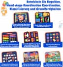 Thumbnail 4 de ZOOI Busy Board Montessori Spielzeug ab 1 Jahr 🧸