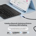 Thumbnail 5 de zoyu Hülle mit QWERTZ-Tastatur für iPad 10,2" ⌚