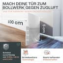 Thumbnail 2 de Zugluftstopper 100 cm Weiß Türdichtung selbstklebend 🪟