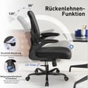 Thumbnail 6 de ZZH Ergonomischer Schreibtischstuhl mit Lendenstütze 🪑