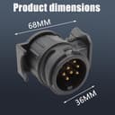 Thumbnail 3 de Adaptateur TONZACK 13 vers 7 broches ⚙️