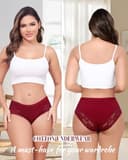 Thumbnail 1 de Aijolen Culotte Femme Coton Dentelle Lot de 6 🩰