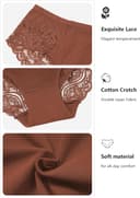 Thumbnail 6 de Aijolen Culotte Femme Coton Dentelle Lot de 6 🩰