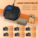 Thumbnail 1 de AKTTKA LP-E6/LP-E6N Batterie 3000 mAh + chargeur 18W pour Canon 📷