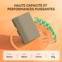 Thumbnail 2 de AKTTKA LP-E6/LP-E6N Batterie 3000 mAh + chargeur 18W pour Canon 📷