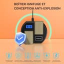 Thumbnail 4 de AKTTKA LP-E6/LP-E6N Batterie 3000 mAh + chargeur 18W pour Canon 📷