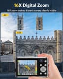 Thumbnail 4 de Appareil photo numérique 48 MP 4K pro débutant 📷