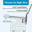 Thumbnail 2 de Aquor House Hydrant V2+ robinet extérieur 20,5 cm ⚙️