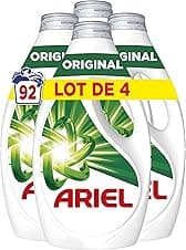 Ariel Lessive Liquide, 92 lavages, action détachante ⚙️