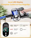 Thumbnail 3 de Aspirateur Balai sans Fil 500W - 60Min, LED ⌚🎧??