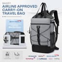 Thumbnail 3 de BAGZY Rolltop Sac à Dos 17 Pouces Étanche pour PC 📂