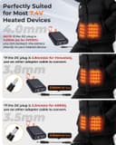 Thumbnail 2 de Batterie externe 7,4V 20000mAh pour gilet chauffant 🔋