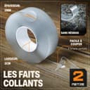 Thumbnail 2 de BAURIX Ruban adhésif double face extra fort – 2 m 📐