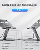 Thumbnail 1 de BENFEI Support pour ordi Portable 6in1 ⚙️