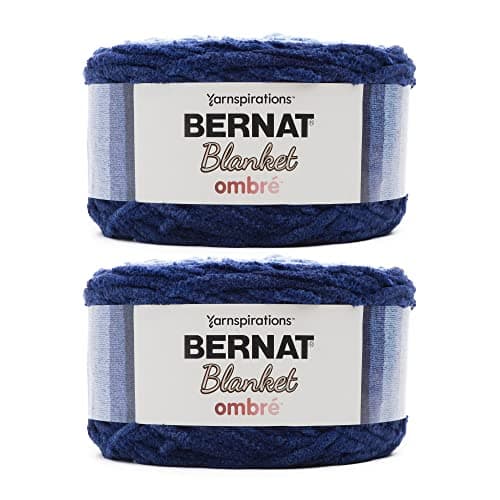 Bernat Pelote laine couverture bleu marine 🧶