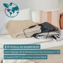 Thumbnail 3 de Beurer HD 80 couverture chauffante en velours côtelé beige 180x130 📺