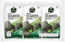 BIBIGO Snack algues wasabi 3 x 5 g 🍄