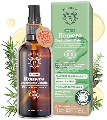 BIONOBLE Huile de romarin bio 100 ml pour cheveux 🌿