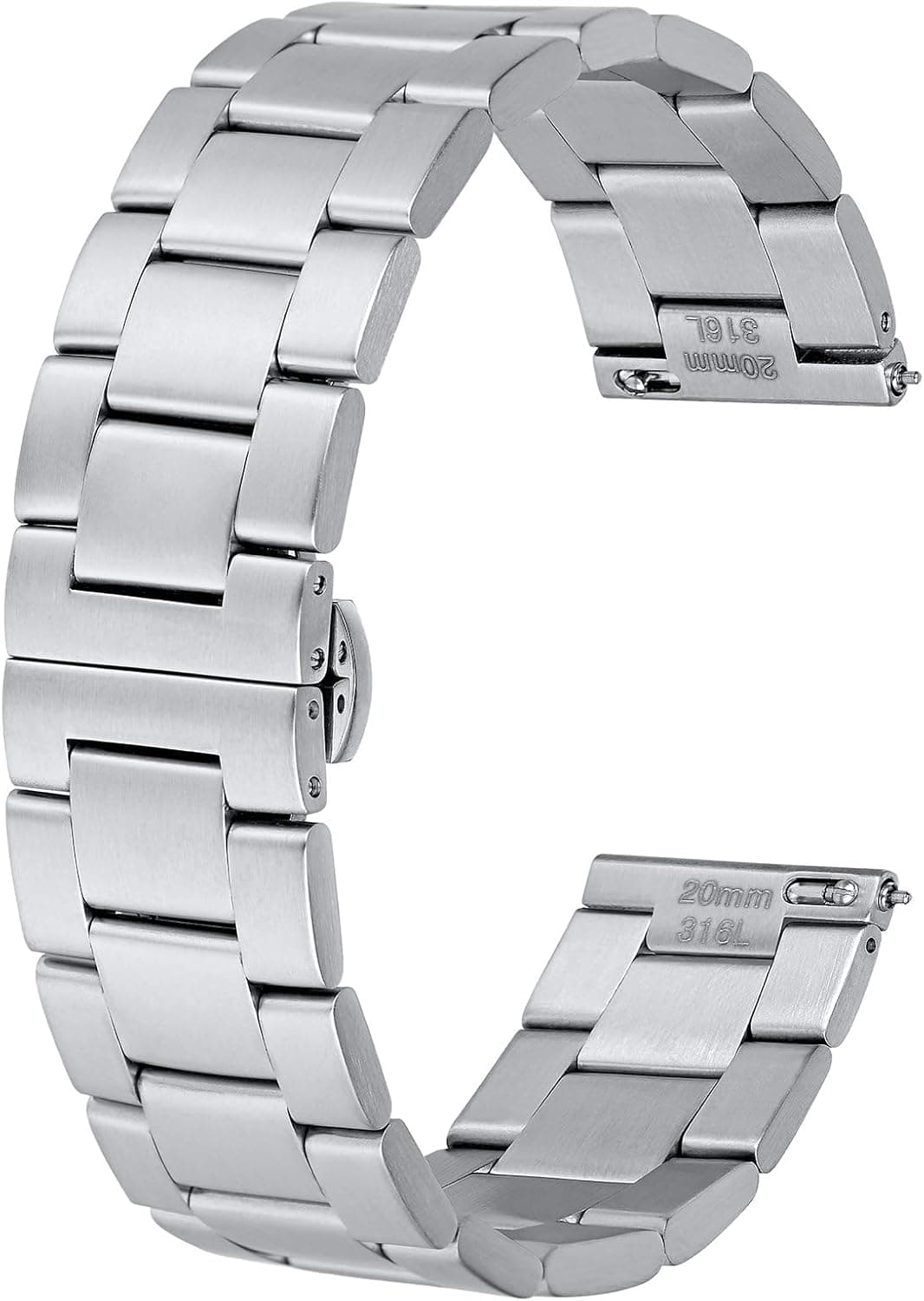 BISONSTRAP Bracelets Métalliques Robustes 18–22 mm ⌚