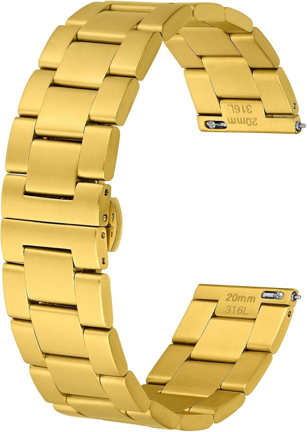 BISONSTRAP Bracelets métalliques robustes 20mm ⌚