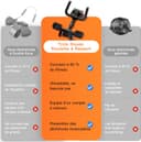 Thumbnail 2 de Bnlei Roue Abdominale à Rebond Automatique et Roues Abdominaux 📷