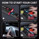 Thumbnail 2 de Booster Batterie Voiture 3000A — Démarreur 12V pour 8,0L essence 🚗