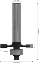 Thumbnail 2 de Bosch 1x Fraise à rainurer PRO pour défonceuse 🚚