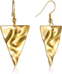 Thumbnail principal de Boucles d'oreilles pendantes plaqué or 18K hypoallergéniques 🎧