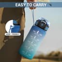 Thumbnail 2 de Bouteille d'eau Enfant 500 ml — gourde motivante avec paille 🚰