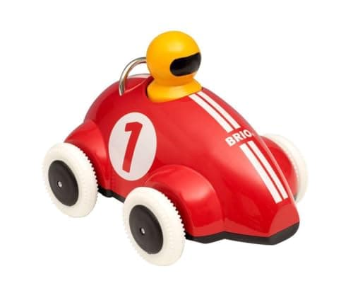 BRIO 30226 Voiture de course Push & Go rouge ⚙️