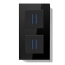 Thumbnail principal de BSEEDLIFE Double Interrupteur Mural avec LED ⚡