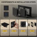 Thumbnail 2 de BSEEDLIFE Double Interrupteur Mural avec LED ⚡